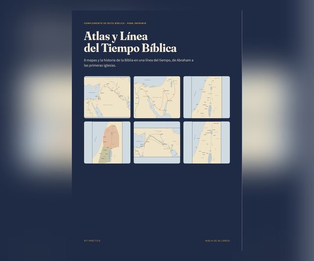 Portada de Atlas y Línea del Tiempo Bíblica